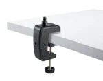 K&M table clamp black metal construction close-up detail showing clamping mechanism