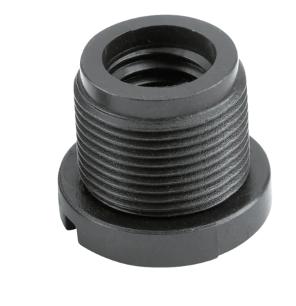 K&M thread adaptor black metal adapter connector professional audio equipment