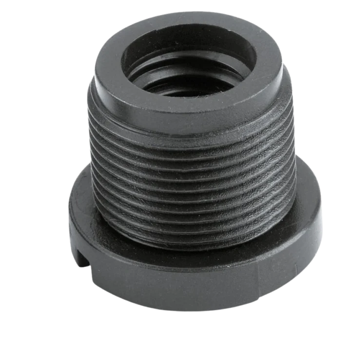 K&M thread adaptor black metal adapter connector professional audio equipment