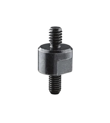 K&M threaded pin 1/4 inch black metal fastener hardware component