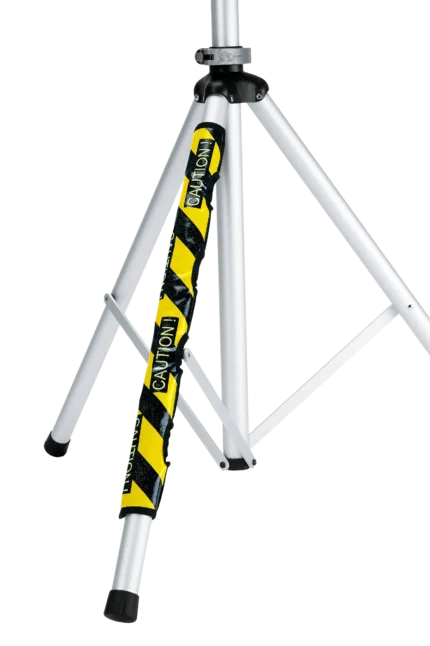 K&M warning strip black and yellow safety tape roll for equipment protection