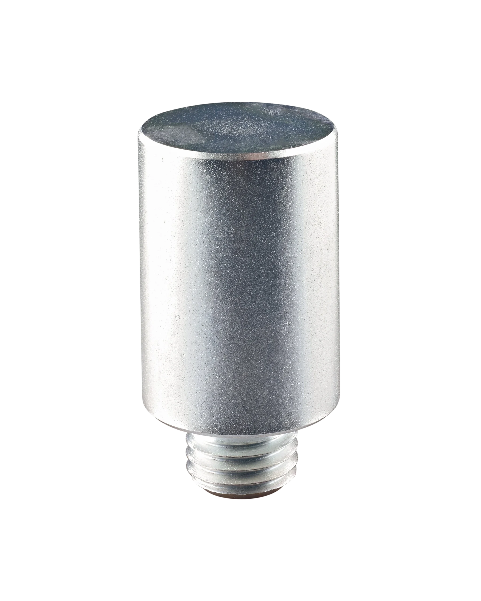 K&M 35mm Adapter Bolt Zinc Coated Hardware K&M 35mm adapter bolt zinc coated metal fastener component front view