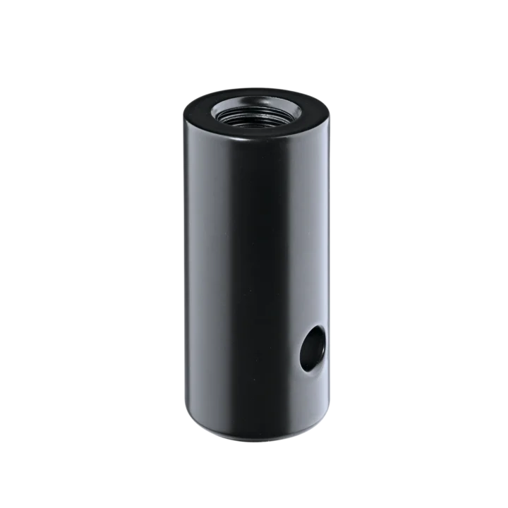 K&M adapter bolt M20F 35mm black metal fastener component front view