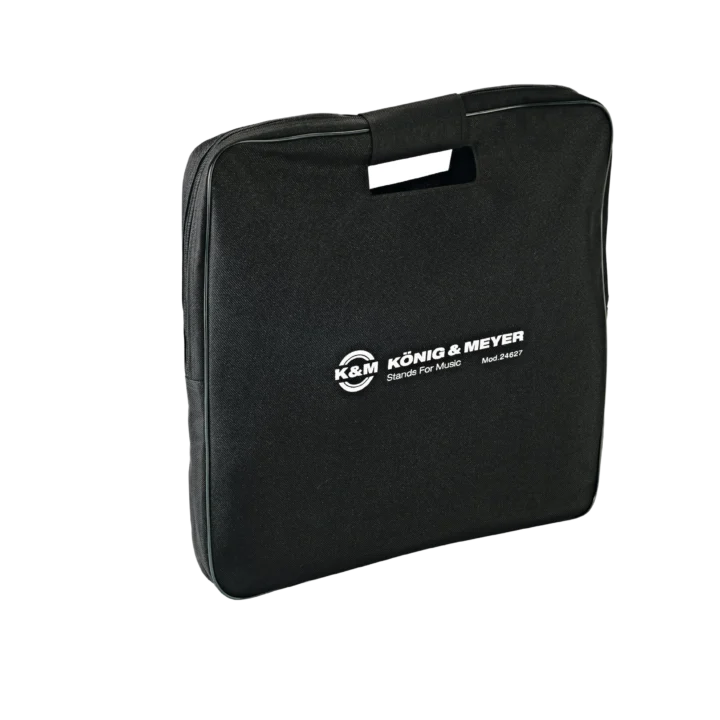 K&M carrying case for 26705 base plate, black protective case with handles