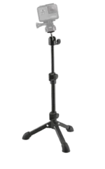 K&M desktop camera stand black dimensional specifications and measurement diagram