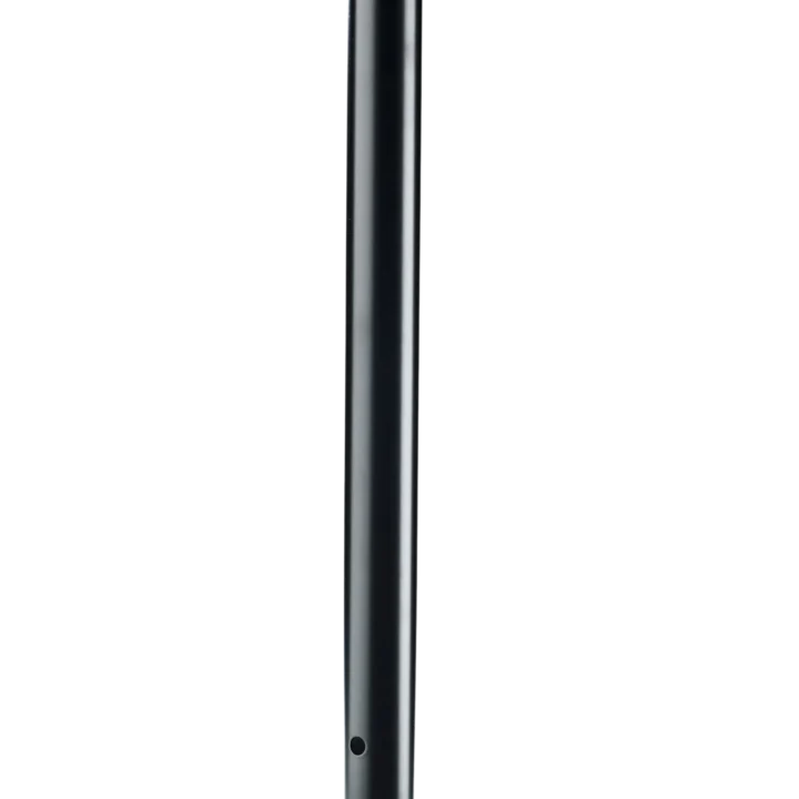 K&M 500mm black distance rod professional microphone stand accessory front view