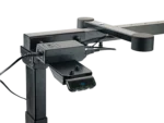 K&M electric keyboard stand black dimensional specifications and measurements diagram