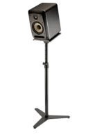K&M tiltable bearing plate monitor stand technical dimensional diagram specifications