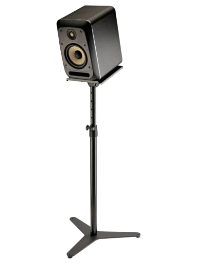 K&M tiltable bearing plate monitor stand technical dimensional diagram specifications