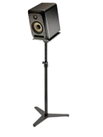 K&M tiltable bearing plate monitor stand technical dimensional diagram specifications