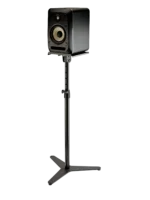 K&M tiltable bearing plate monitor stand technical dimensions and specifications diagram
