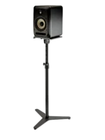 K&M tiltable bearing plate monitor stand technical dimensions and specifications diagram