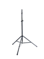 K&M speaker stand ring lock mechanism black rear panel view showing adjustment details