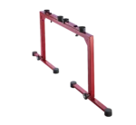K&M table-style keyboard stand red finish dimensional diagram specifications