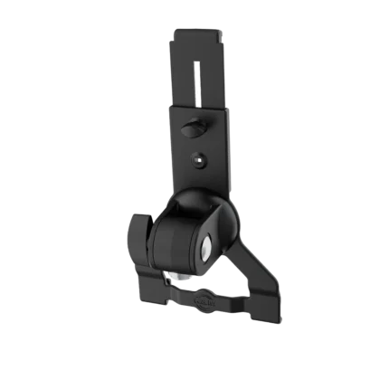 K&M universal tablet holder with biobased material, microphone thread mount connection close-up detail