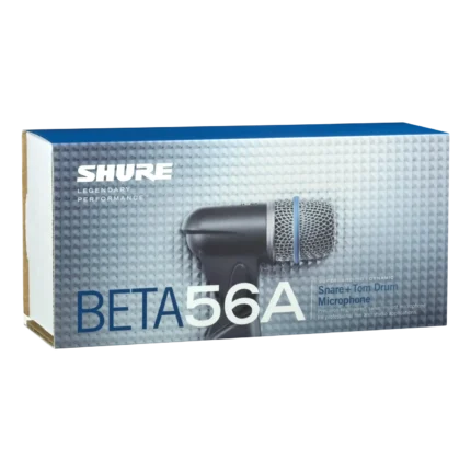 Shure BETA 56A supercardioid dynamic microphone with swivel mount and rugged construction