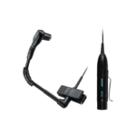 Shure BETA 98H/C clip-on cardioid condenser microphone mounted on acoustic instrument