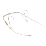 Shure DH5 DuraPlex omnidirectional subminiature headset microphone with tan finish and MTQG connector