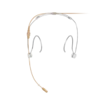 Shure DH5 DuraPlex omnidirectional subminiature headset microphone with LEMO connector in tan color