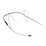 Shure DH5 DuraPlex omnidirectional subminiature headset microphone with LEMO connector, black finish