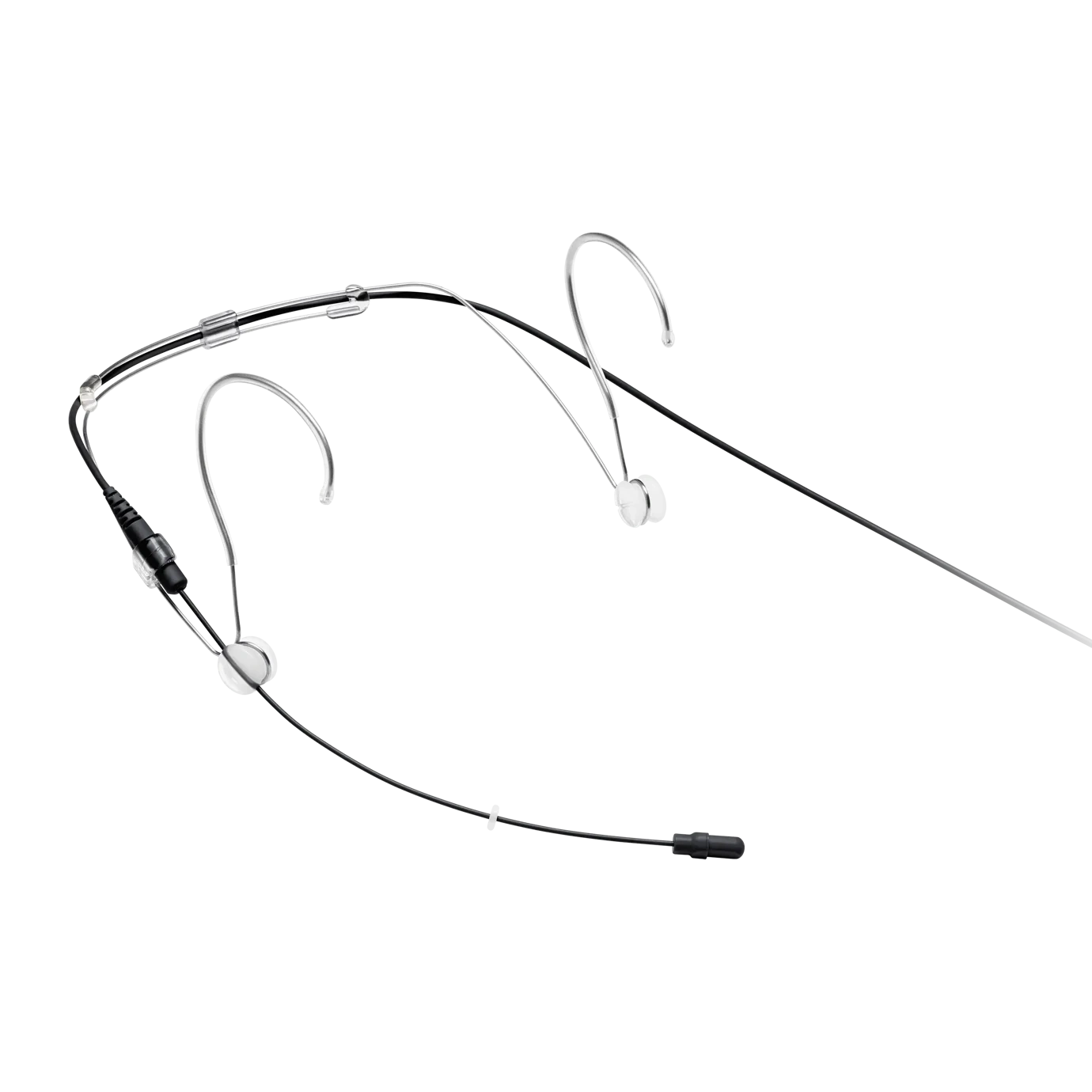 Shure DH5 DuraPlex Omnidirectional Subminiature Headset Microphone Shure DH5 DuraPlex omnidirectional subminiature headset microphone with MTQG connector, black finish front view