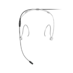Shure DH5 DuraPlex omnidirectional headset microphone with MTQG connector, side profile view