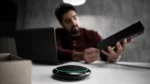 Shure IntelliMix P300 audio conferencing processor dimensional diagram with measurements and specifications