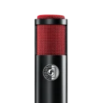 Shure KSM313/NE dual-voice ribbon microphone showing capsule and internal construction detail