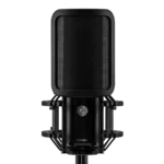 Shure KSM40C large diaphragm cardioid condenser microphone shown from side profile angle