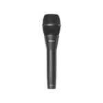 Shure KSM9/CG condenser microphone showcasing dual pattern switch and premium construction details
