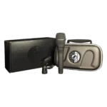 Shure KSM9/CG dual pattern condenser microphone in live vocal performance application on stage