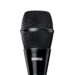 Shure KSM9HS dual pattern condenser microphone capsule and grille detail view