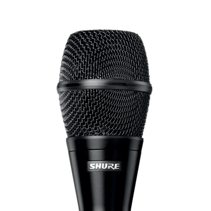 Shure KSM9HS dual pattern condenser microphone capsule and grille detail view
