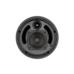Shure MXN-6 networked pendant loudspeaker black with highlighted features and specifications