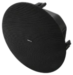 Shure MXP-5 ceiling mount passive loudspeaker with integrated tilebridge mounting system, black finish