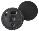 Shure MXP-5 passive ceiling loudspeaker with tilebridge mounting bracket close-up detail