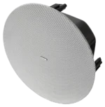 Shure MXP-5 ceiling mount passive loudspeaker with white tilebridge mounting bracket system