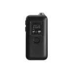 Shure MXW1X hybrid bodypack transmitter showing compact design and control interface