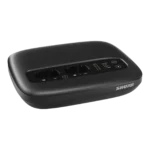 Shure MXWAPXD2 wireless access point transceiver with front panel controls and antenna connectors