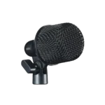 Shure Nexadyne 2 supercardioid dynamic microphone close-up detail showing capsule and grille design