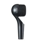Shure Nexadyne 5 supercardioid dynamic microphone showing grille and capsule detail design
