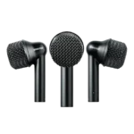 Shure Nexadyne 6 supercardioid dynamic microphone showing capsule and grille detail