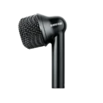 Shure Nexadyne 6 supercardioid dynamic microphone rear panel showing connector and specifications