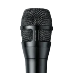Shure Nexadyne 8/C cardioid dynamic vocal microphone showing capsule and grille detail