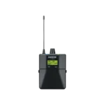 Shure P3RA premium wireless bodypack receiver with LCD display and control buttons, J13 frequency band