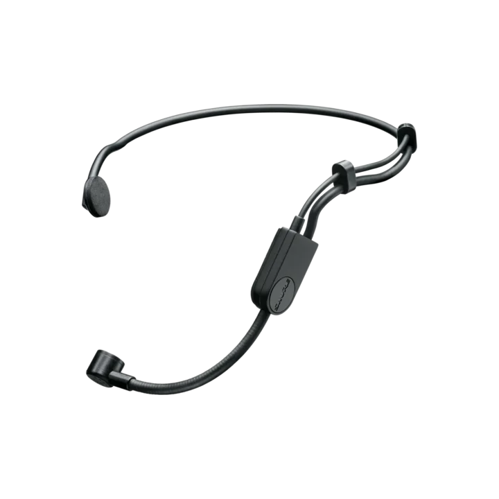 Shure PGA31 headset condenser microphone with flexible boom arm and headband adjustment