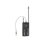 Shure Q5X PlayerMic Short condenser microphone shown from side angle with compact design
