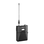 Shure QLXD1 bodypack transmitter V50 wireless microphone system front panel display