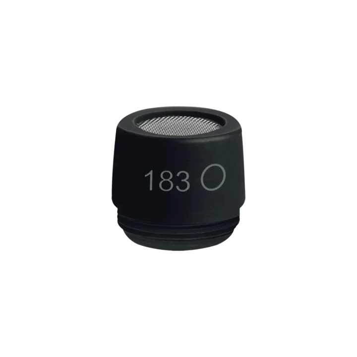 Shure R183 omnidirectional cartridge with black finish and threaded connector