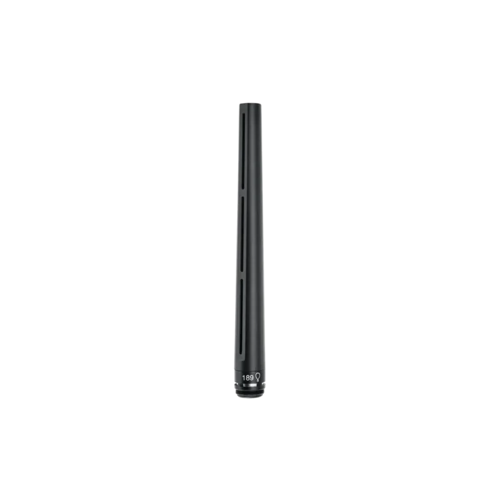 Shure R189 black mini-shotgun microphone cartridge with cylindrical body and connector